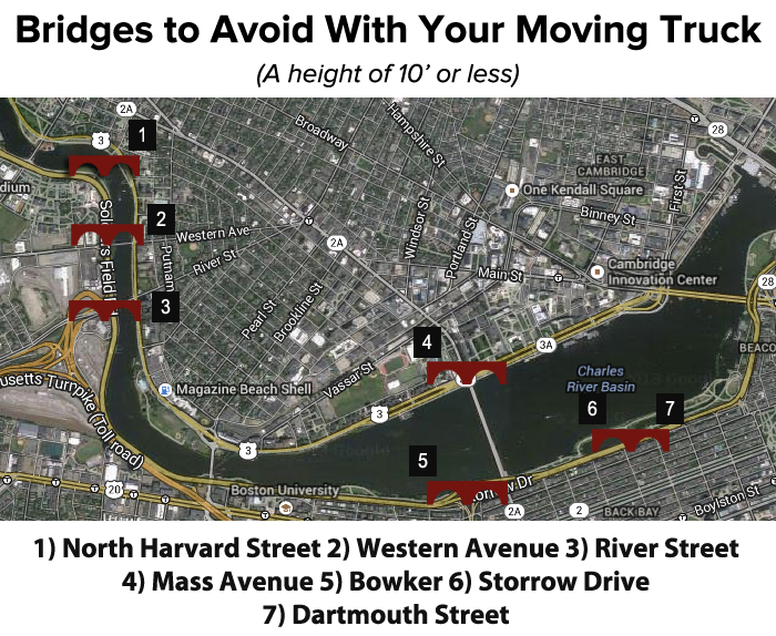 Boston Truck Route Map Your Guide To An 'Un-Storrowed' Move In Boston - News - Boston.com Real  Estate