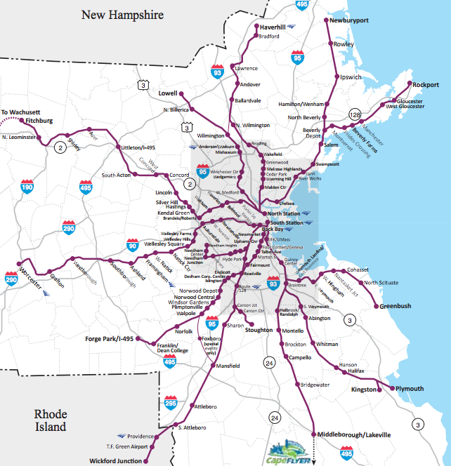 Mbta Map Commuter Rail Map Of The World Images And Photos Finder