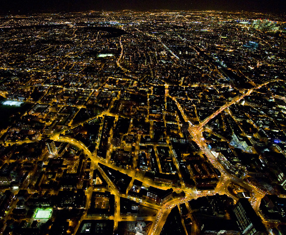 Фотография: Ночной Лондон - вид сверху. (Часть 2) №13 - BigPicture.ru