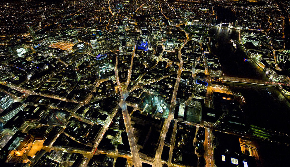 Фотография: Ночной Лондон - вид сверху. (Часть 2) №16 - BigPicture.ru