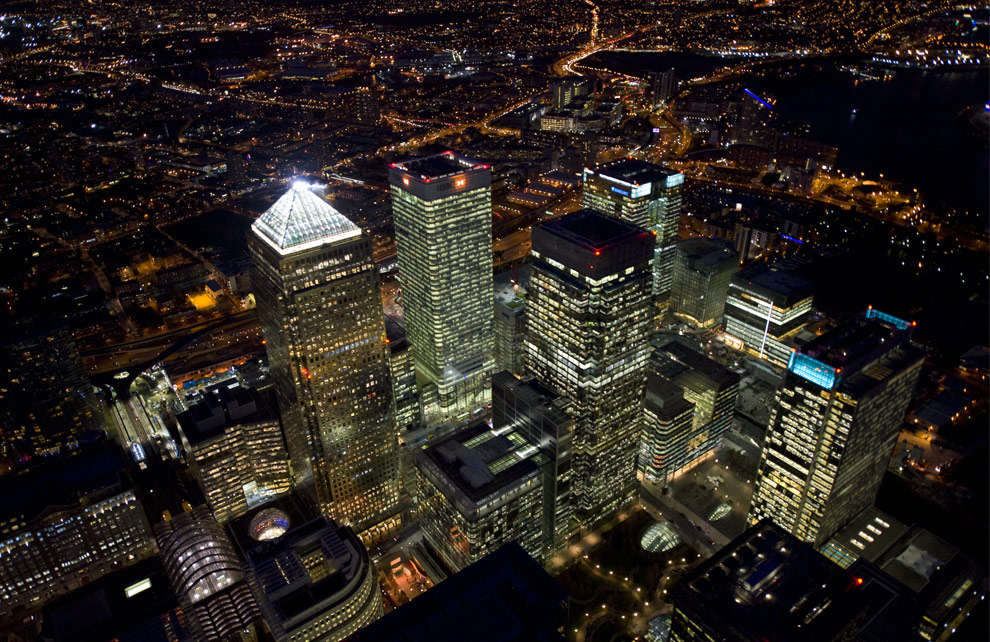 Фотография: Ночной Лондон - вид сверху. (Часть 2) №18 - BigPicture.ru