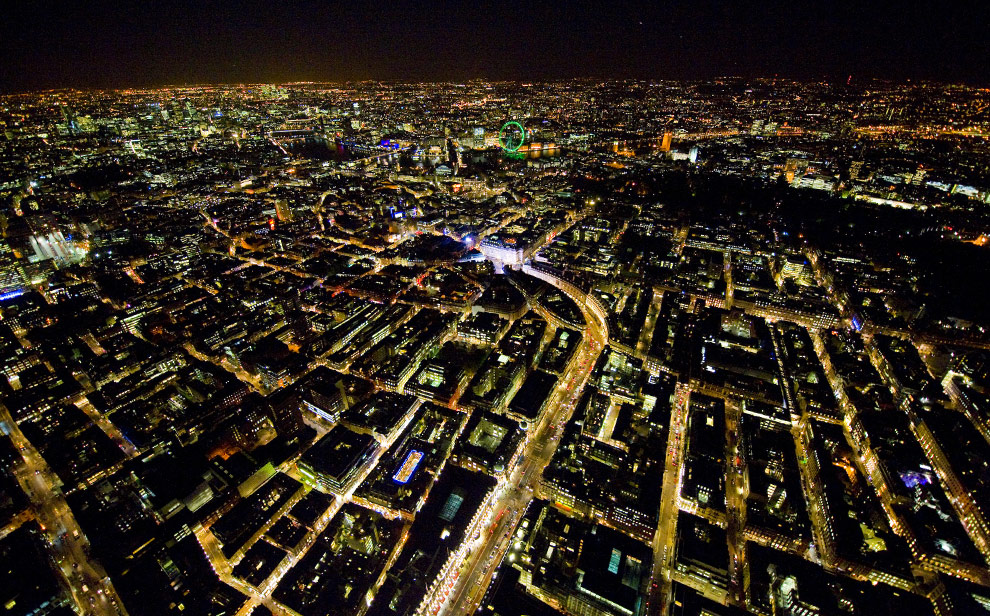 Фотография: Ночной Лондон - вид сверху. (Часть 2) №21 - BigPicture.ru
