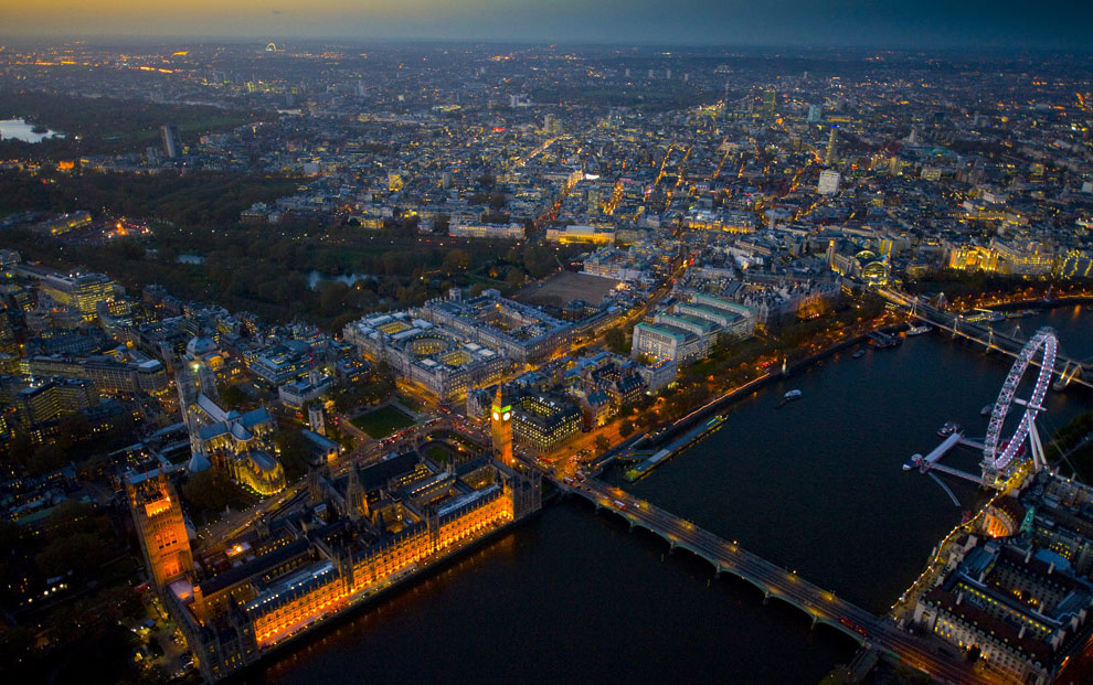 Фотография: Ночной Лондон - вид сверху. (Часть 2) №25 - BigPicture.ru