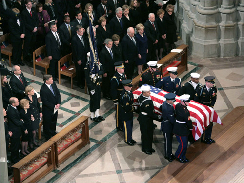 The funeral of President Gerald R. Ford - Boston.com