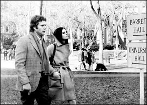 Many scenes in 1970's 'Love Story' (starring Ryan O'Neal and Ali MacGraw) were filmed at Harvard and around Cambridge. Since the tearjerker's blockbuster release, Hollywood's love affair with the Hub has been on-again, off-again.