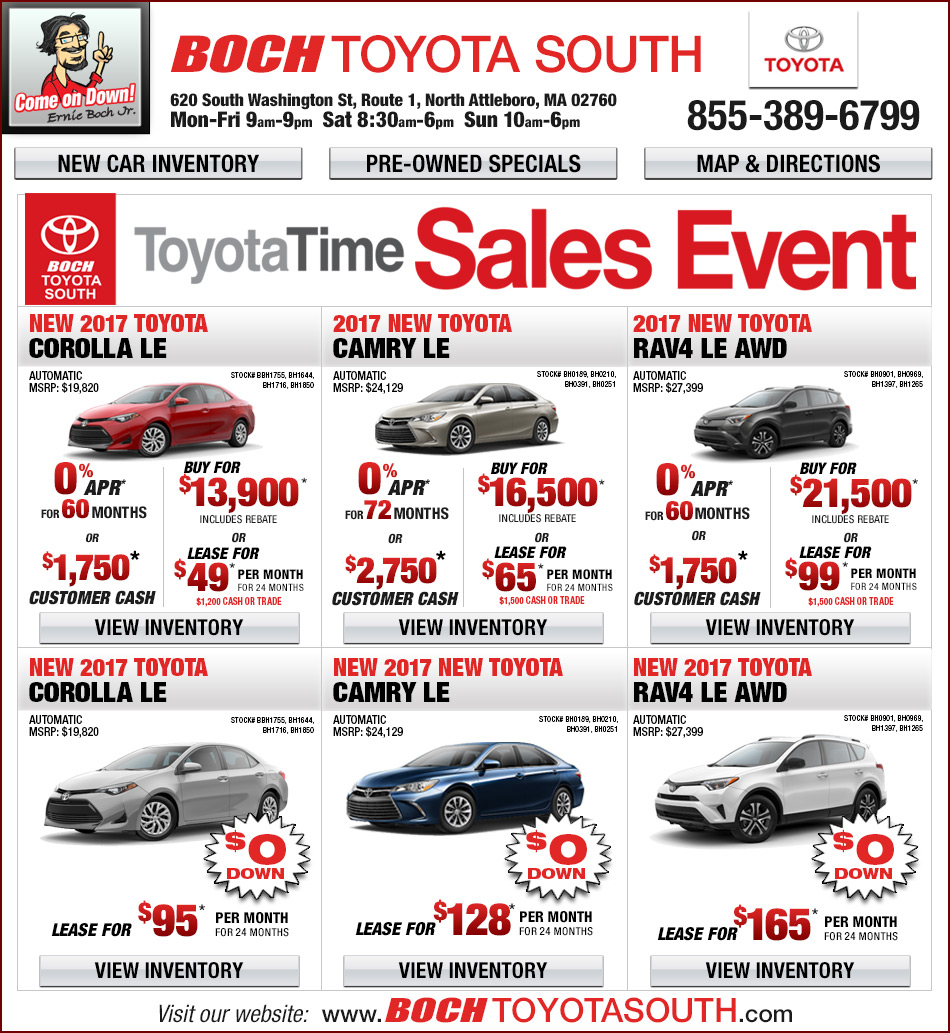 Boch Toyota South in North Attleboro, MA