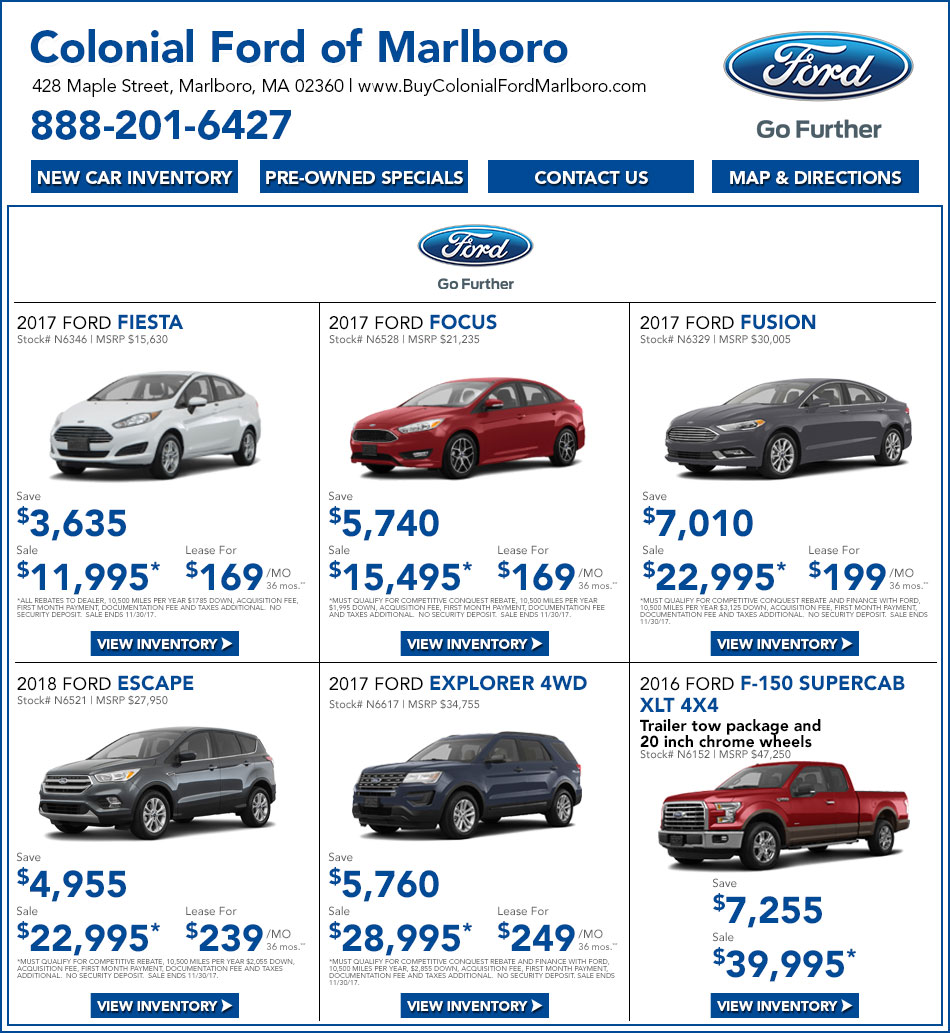 Ford Dealerships Colonial Ford of Marlboro