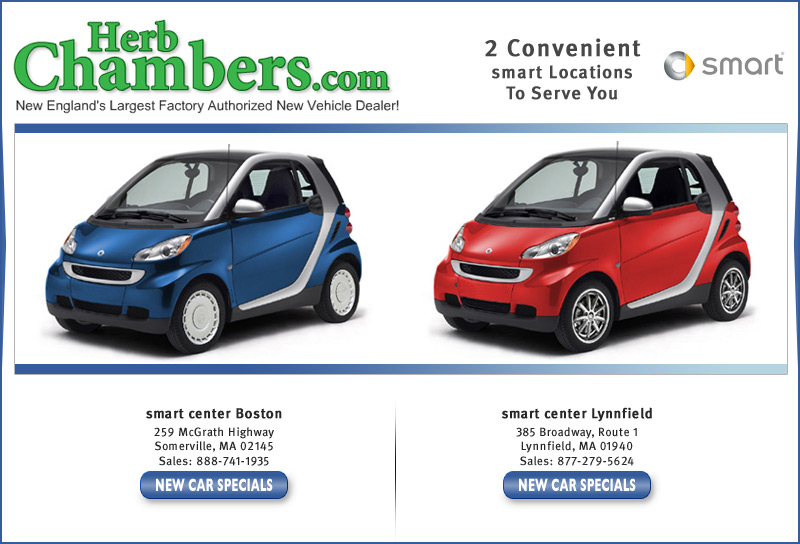 Herb Chambers New smart car Deals smart car Boston smart car Lynnfield