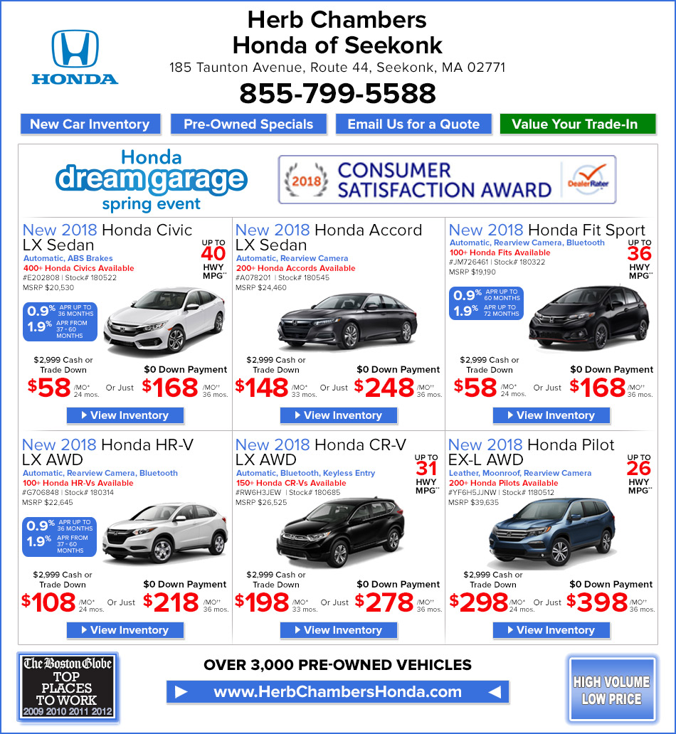 Herb Chambers Honda of Seekonk Providence RI Honda Fall River Honda