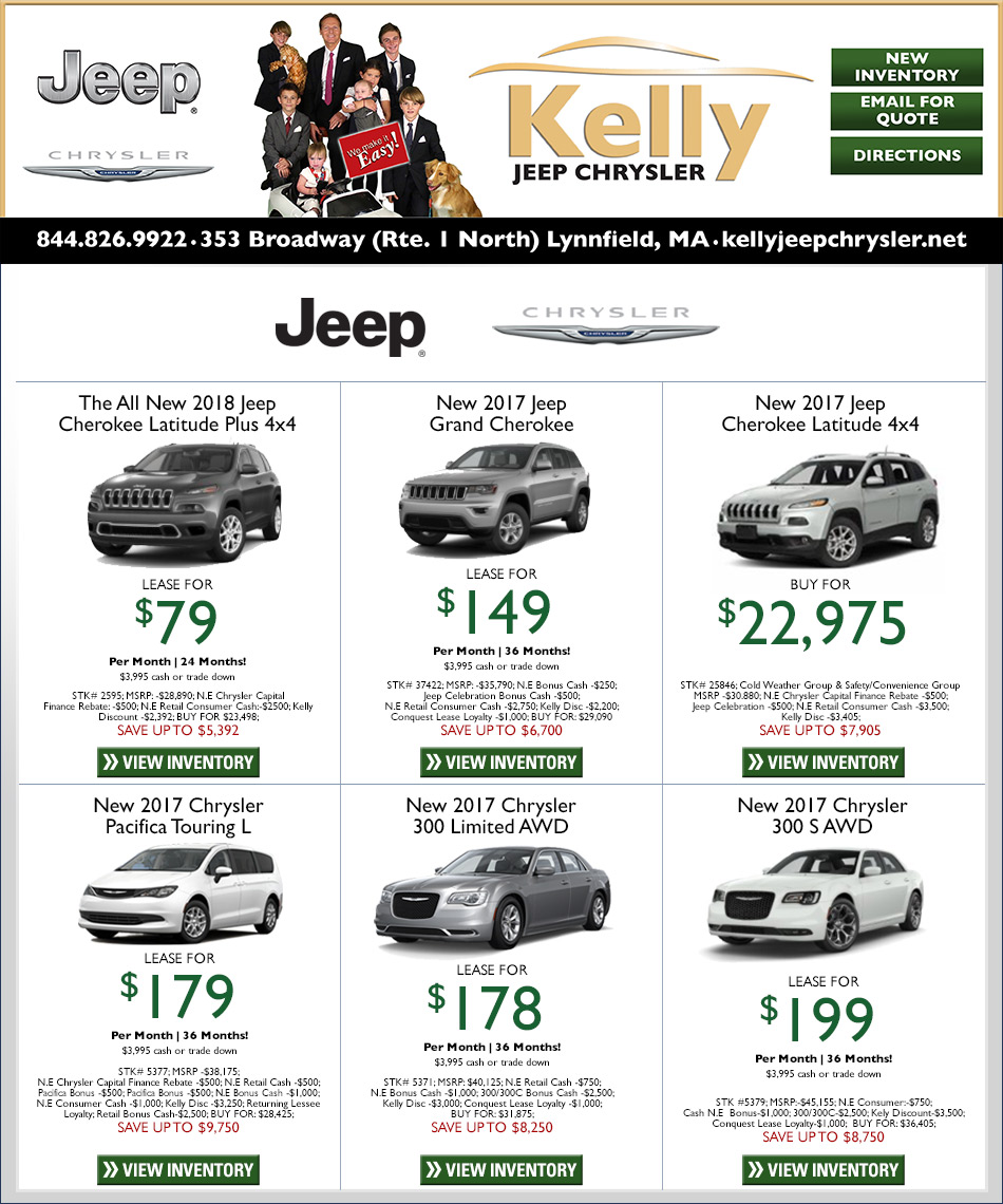 Jeep/Chrysler Dealer Boston Kelly Jeep Chrysler Deals on