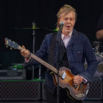 Paul McCartney in concert at Fenway Park in June 2022