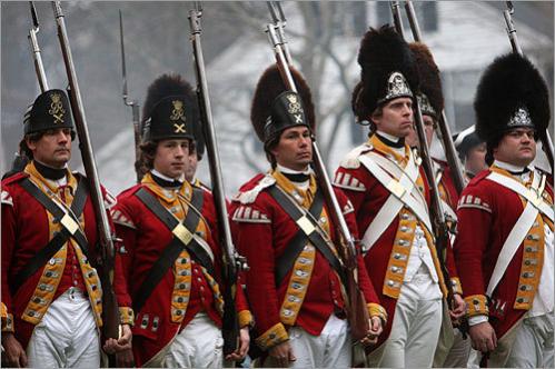 Battle reenactment in Lexington - April 21, 2008 - Boston.com