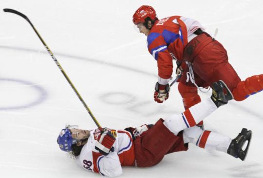 Ovechkin, Russians flatten Czech Republic - The Boston Globe